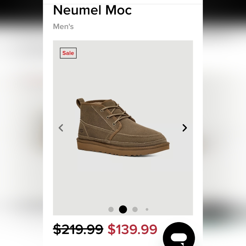 UGG Neumel Moc Boots NEW